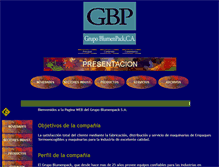 Tablet Screenshot of blumenpack.com